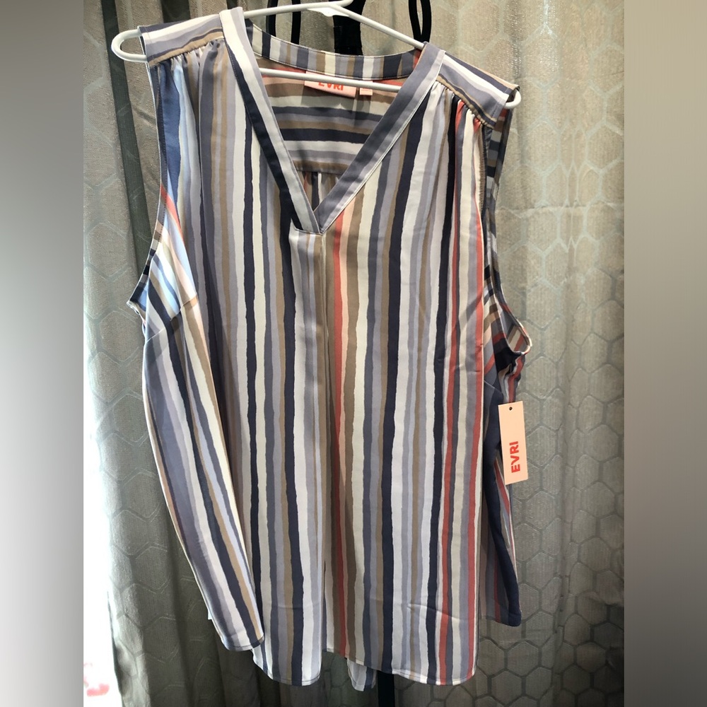 NWT sleeveless 2X top Evri